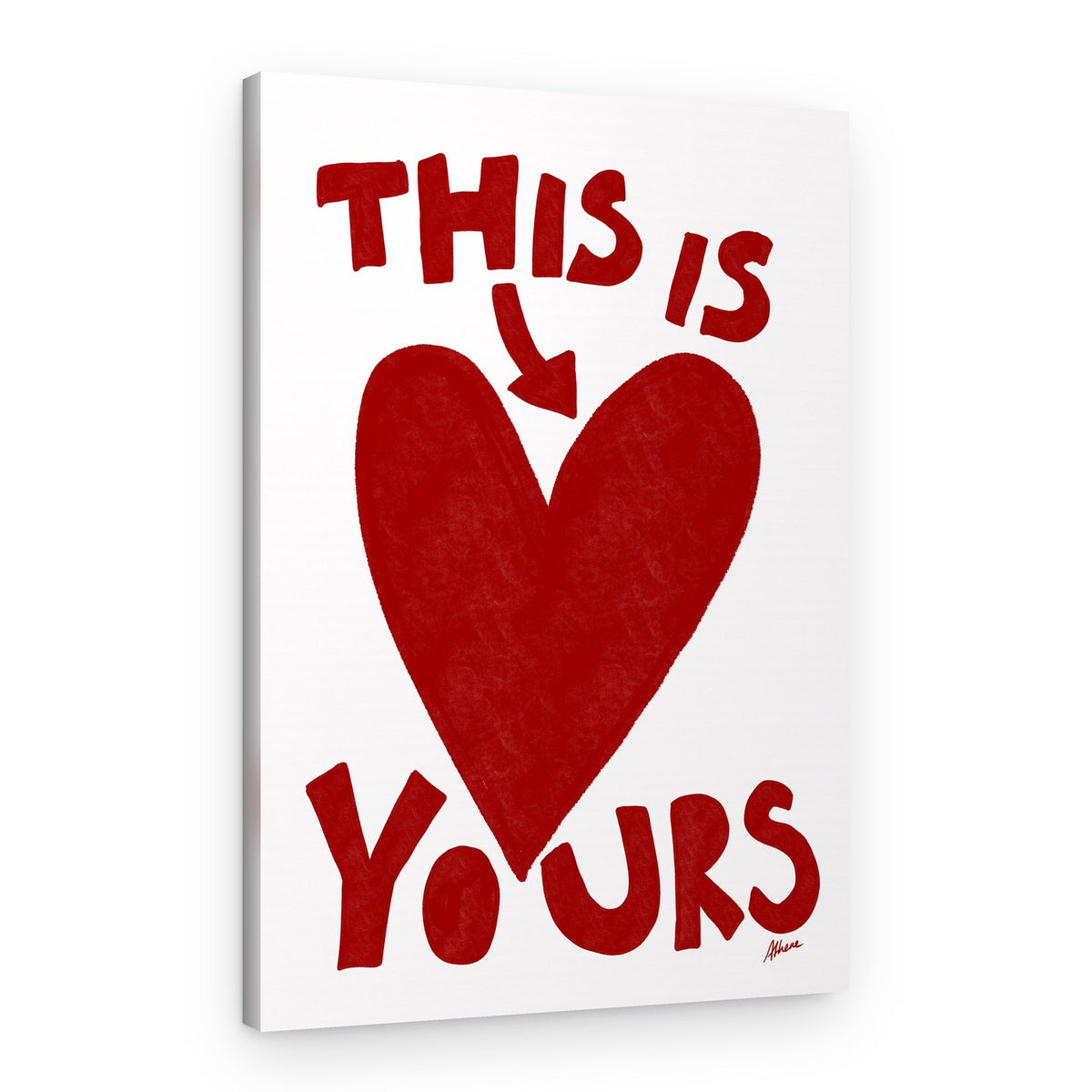 All Yours – Canvas Print