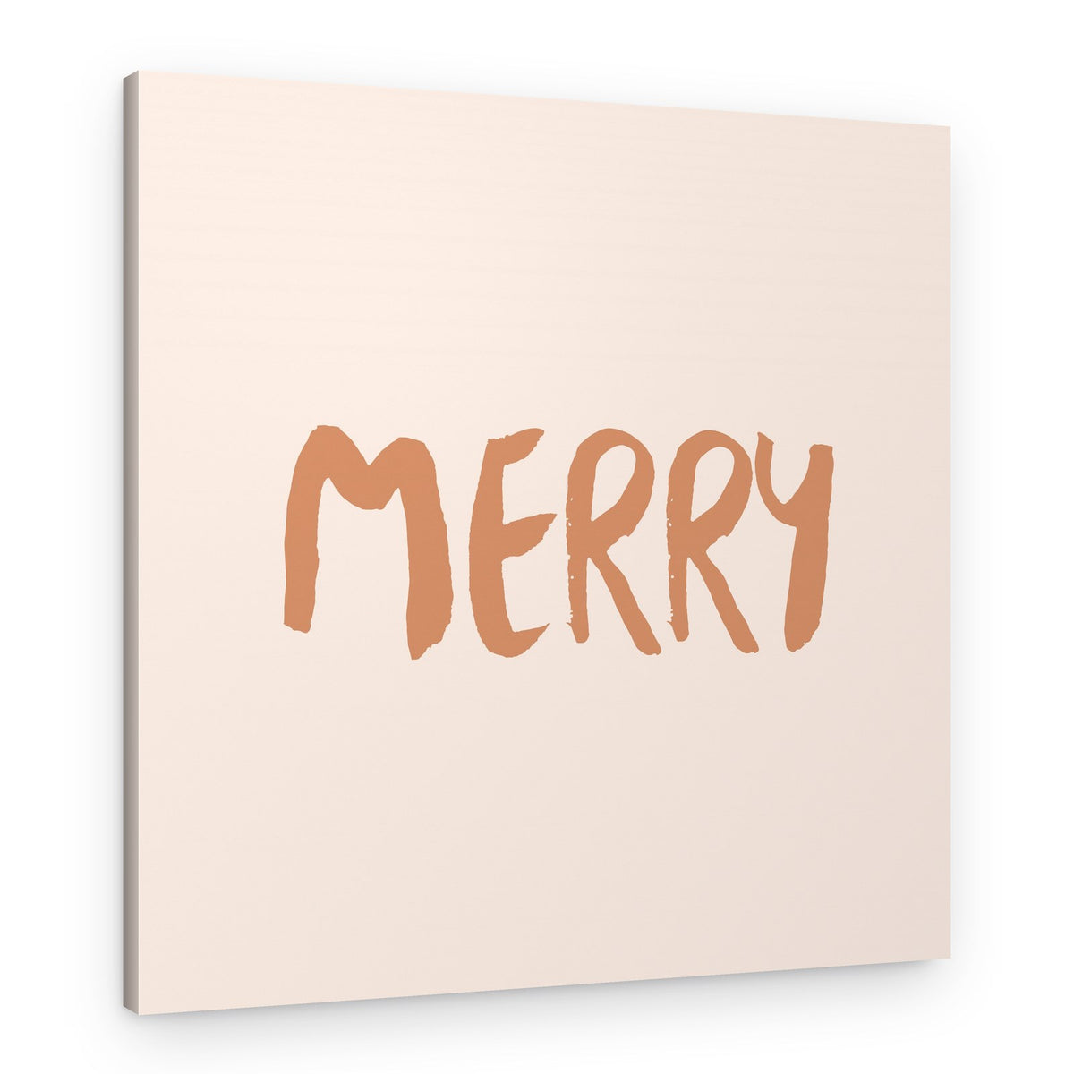 Festive Merry Typography – Canvas Print