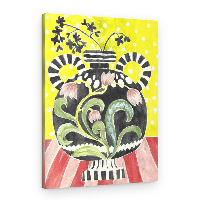 Bold Floral Still Life – Canvas Print