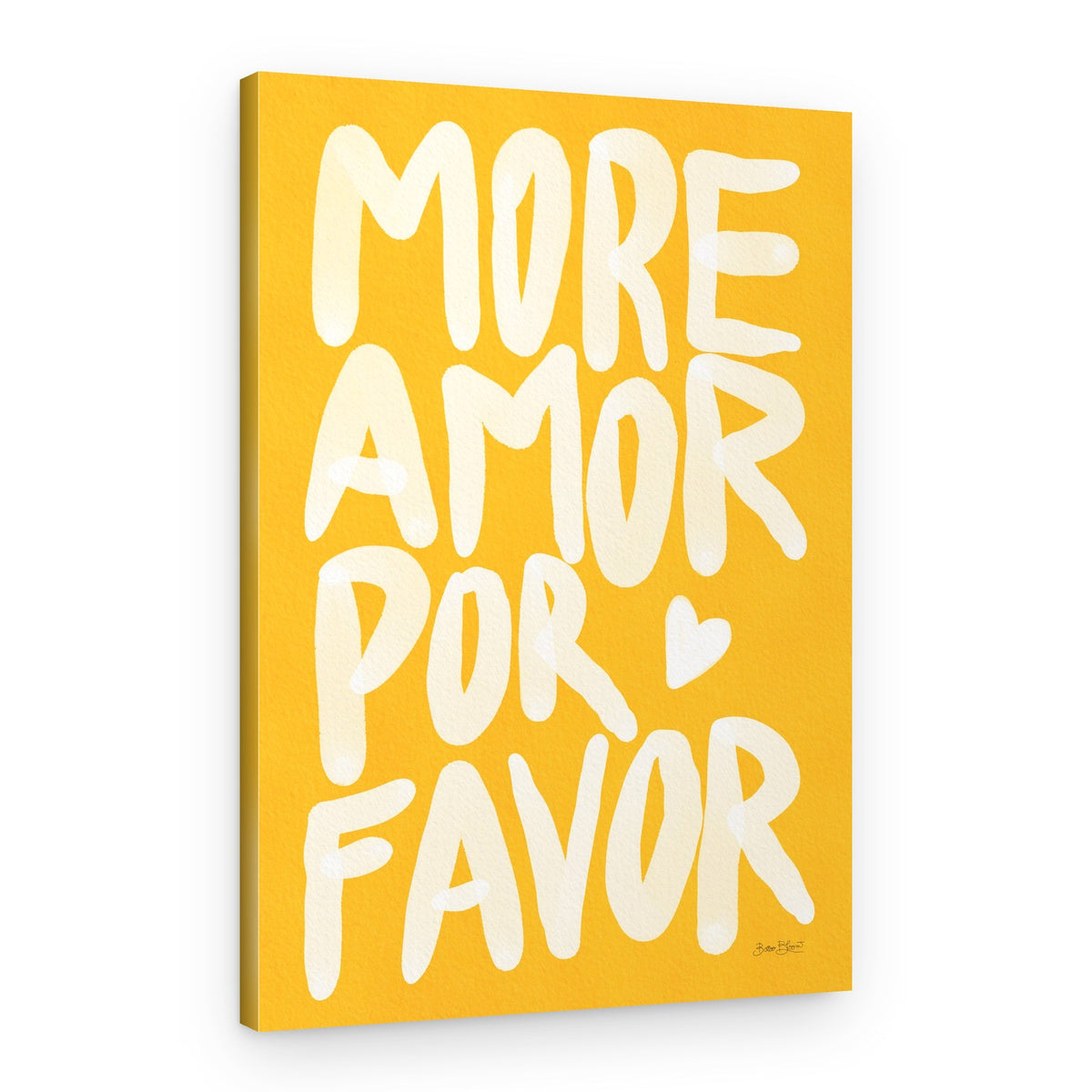 More Amor Por Favor – Canvas Print