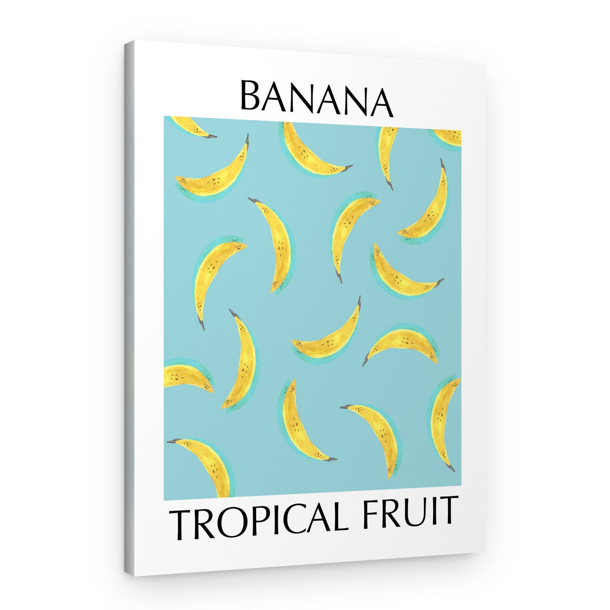 Tropical Banana Pattern – Canvas Print