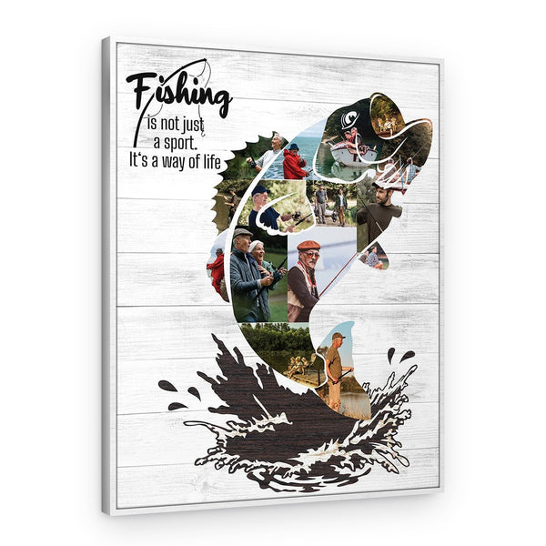 Fishing Is Not Just A Sport Custom Canvas Print