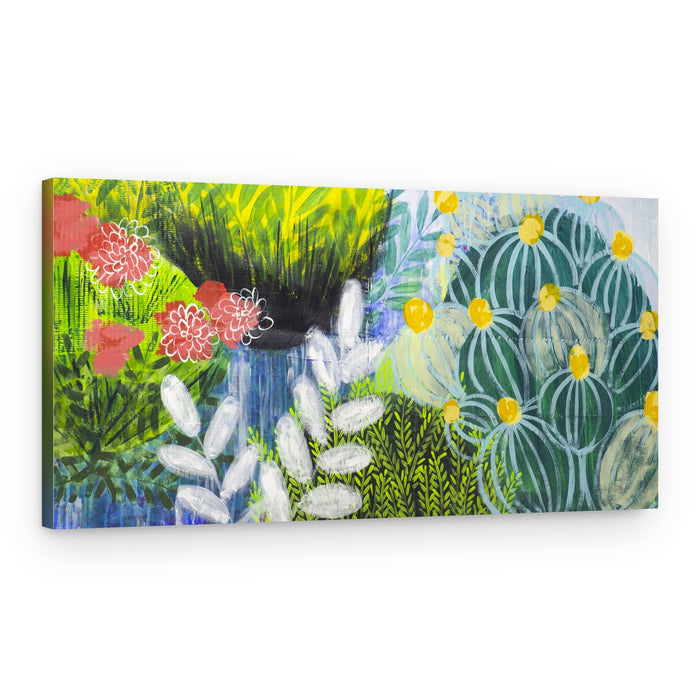 Vibrant Botanical Garden – Canvas Print
