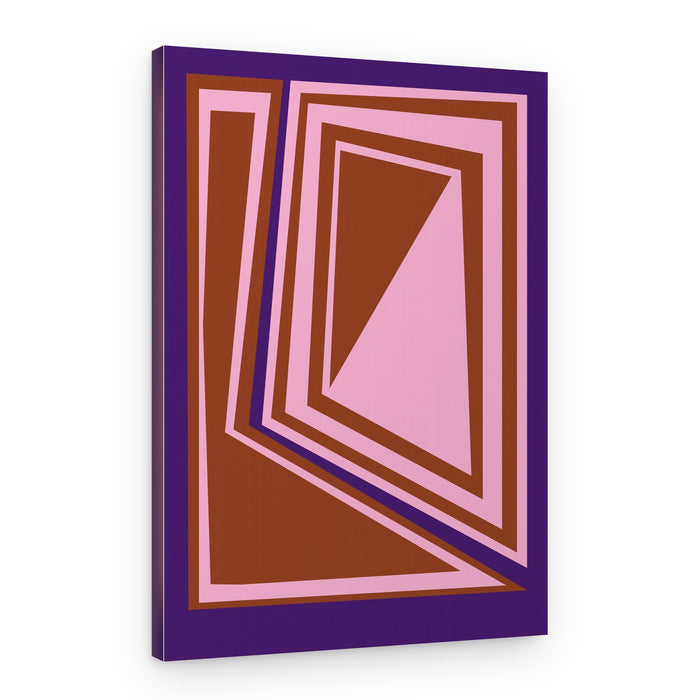 Dynamic Geometric Abstract – Canvas Print