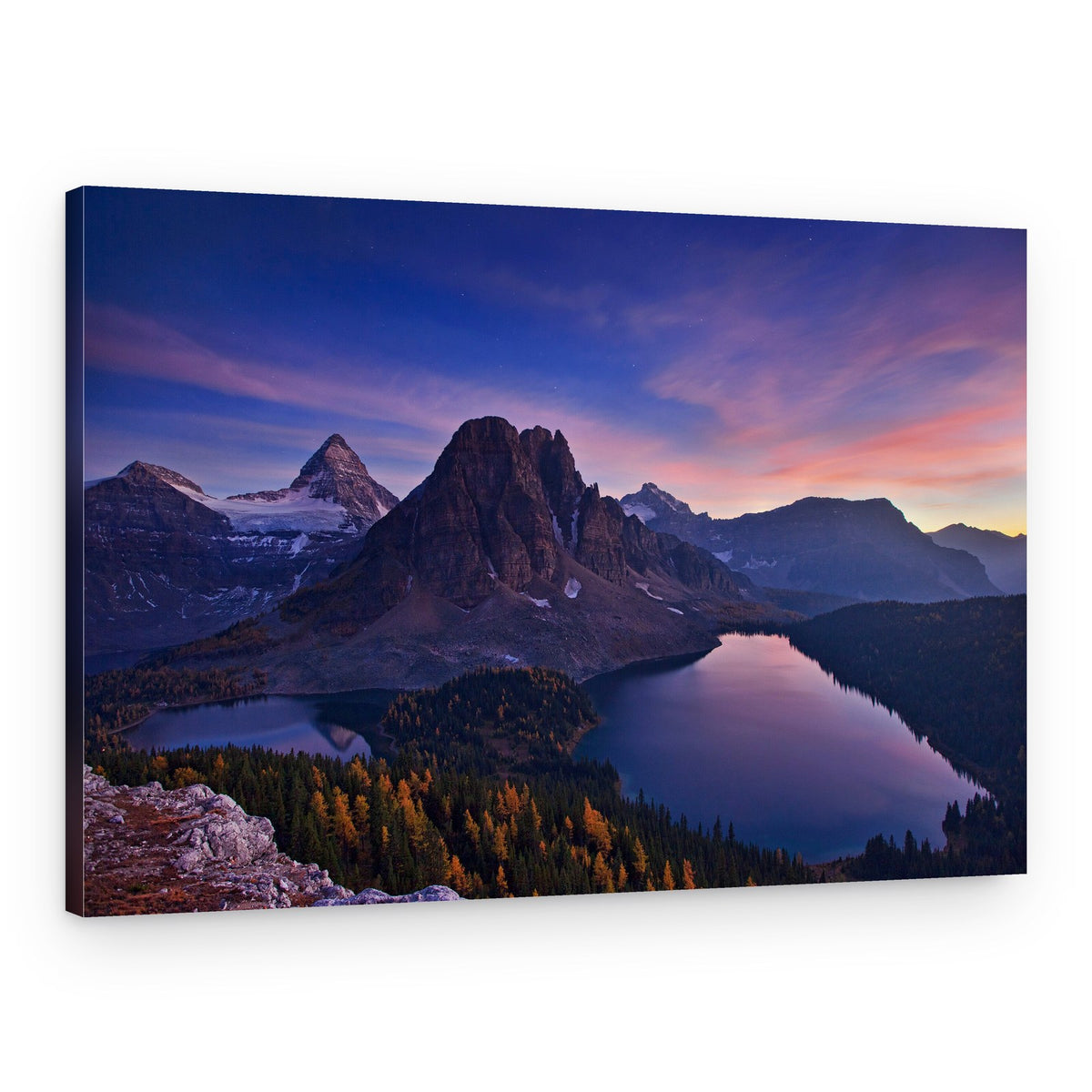 Twilight Mountain Serenity – Canvas Print