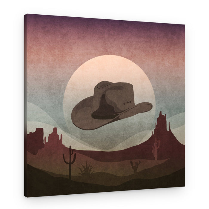 Desert Cowboy Dream – Canvas Print
