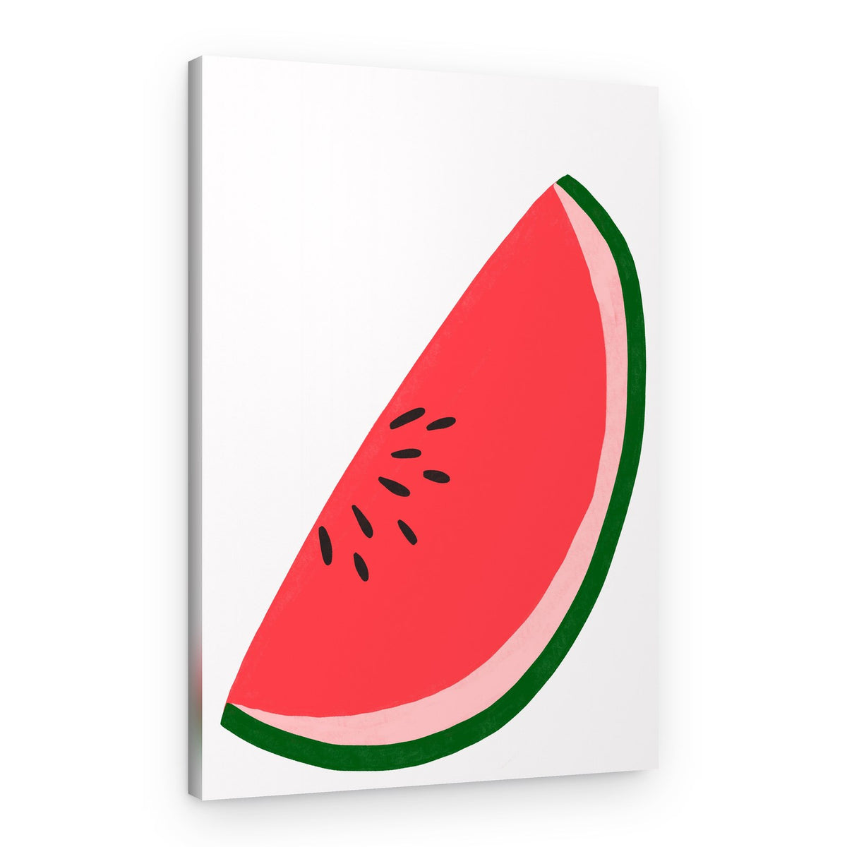 Watermelon Slice – Canvas Print