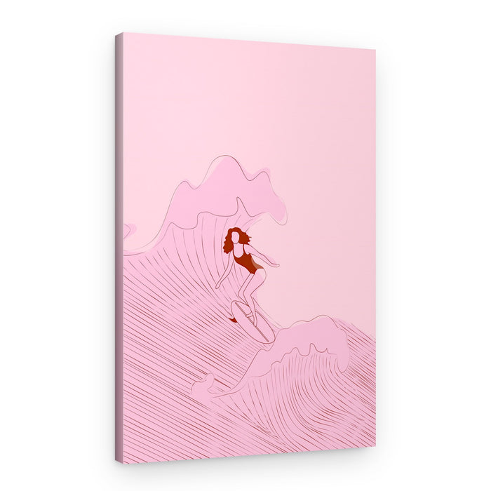 Pinkwave – Canvas Print