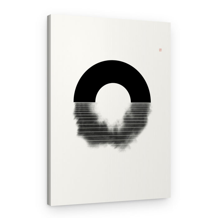 Minimalist Arch Reflection – Canvas Print