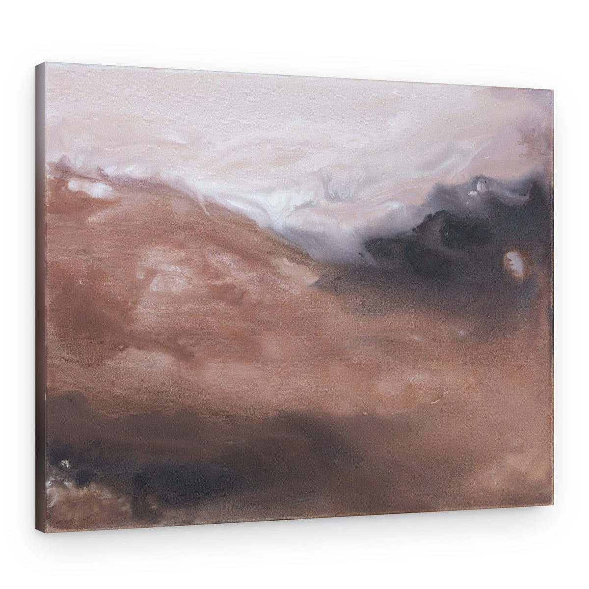 Earthy Abstract Flow – Canvas Print