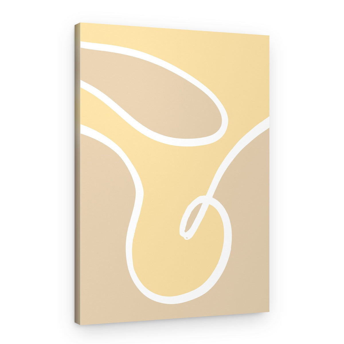 Soft Organic Flow – Canvas Print
