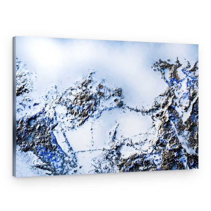 Contemporary Art - Maya Blue Bliss – Canvas Print