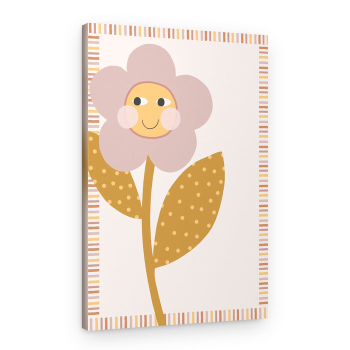 Cheerful Flower Friend – Canvas Print
