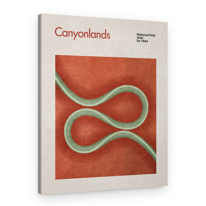 Serpentine Canyon – Canvas Print