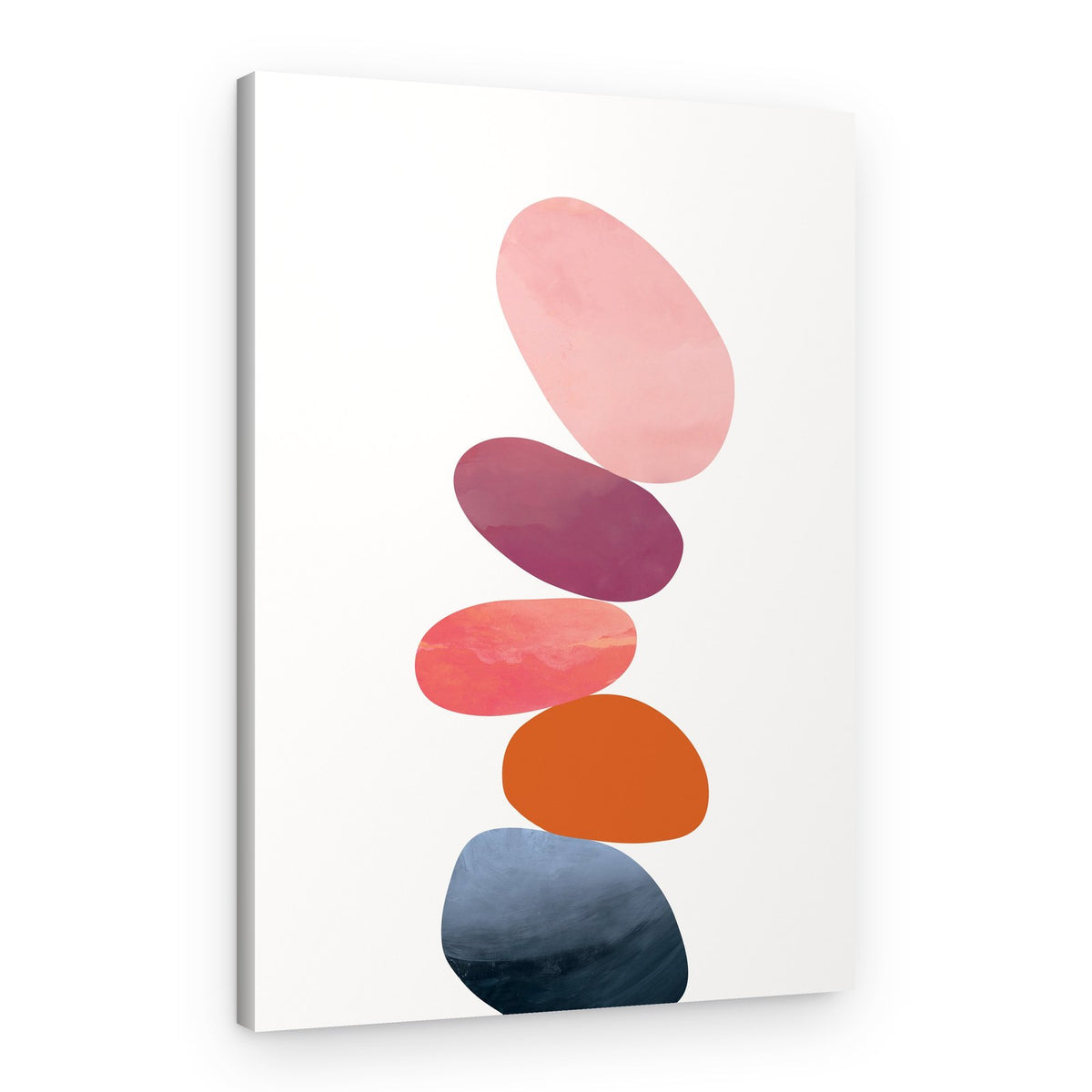 Colorful Stone Balance – Canvas Print