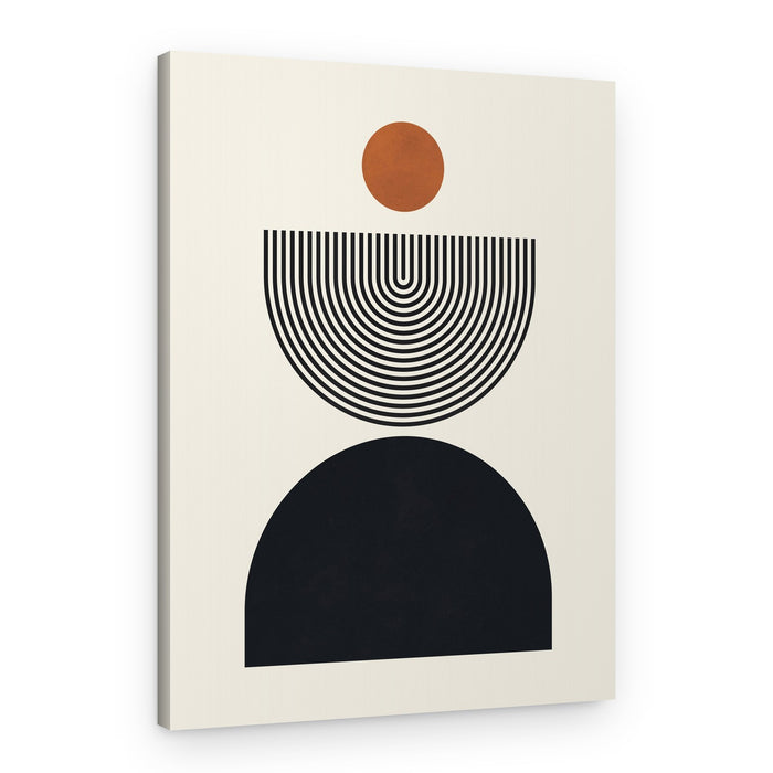 Geometric Desert Balance – Canvas Print