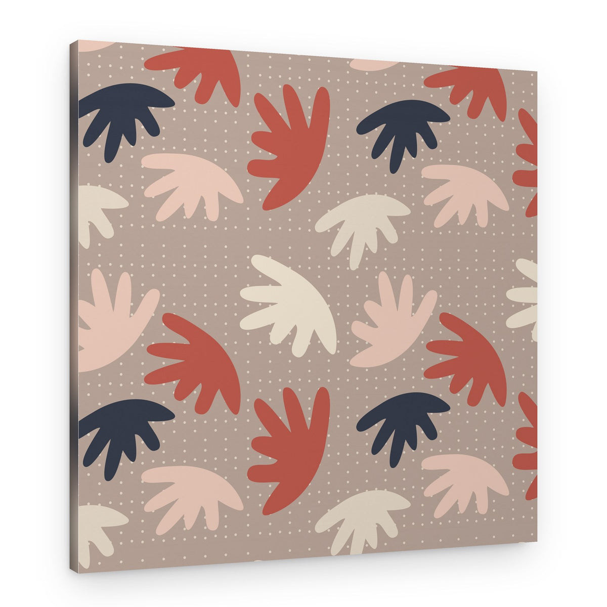 Organic Petal Pattern – Canvas Print
