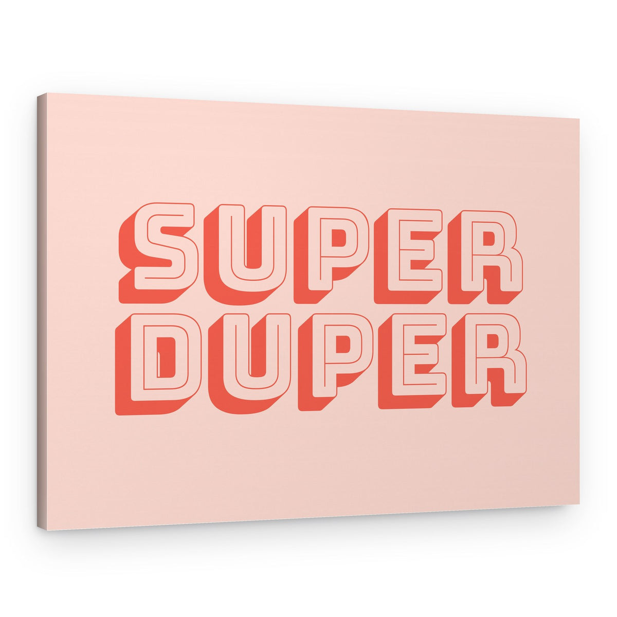 Retro Super Duper – Canvas Print