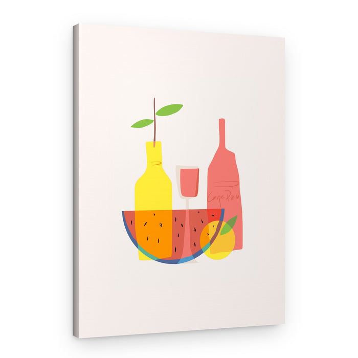 Vibrant Summer Still Life – Canvas Print