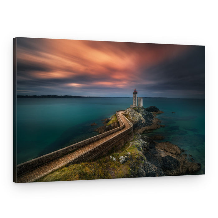 Coastal Path Lighthouse – Canvas Print