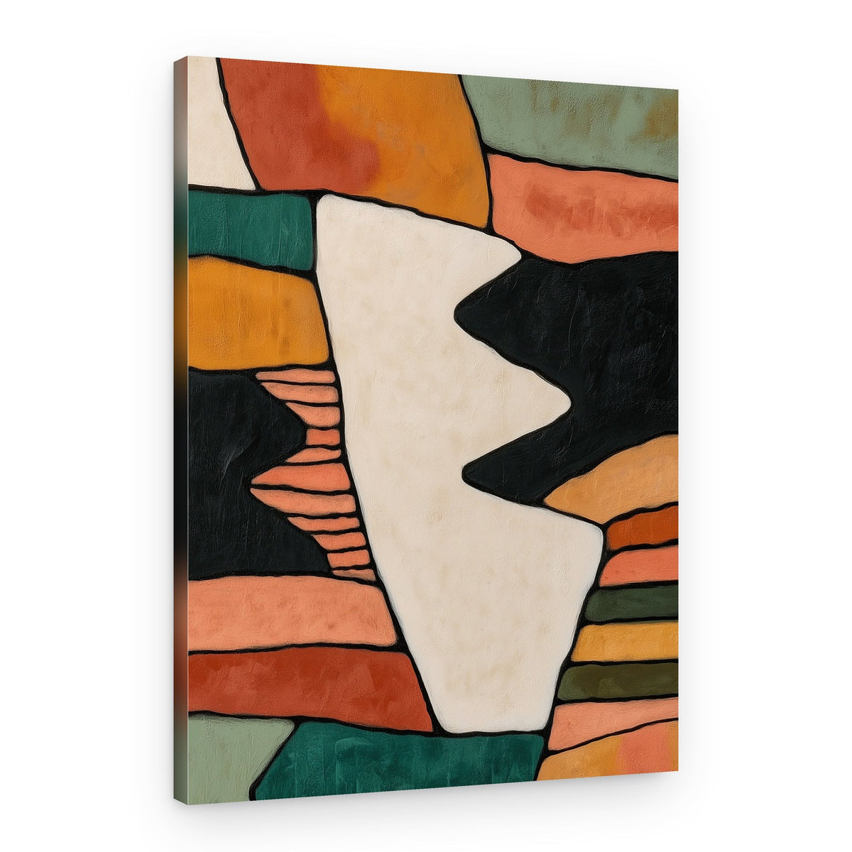 Abstract Desert Shapes – Canvas Print