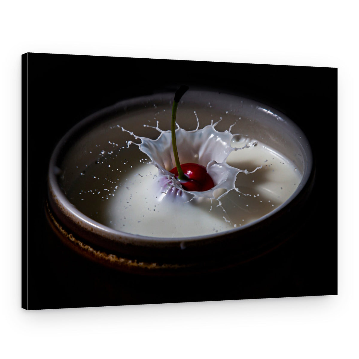 Vibrant Cherry Splash – Canvas Print