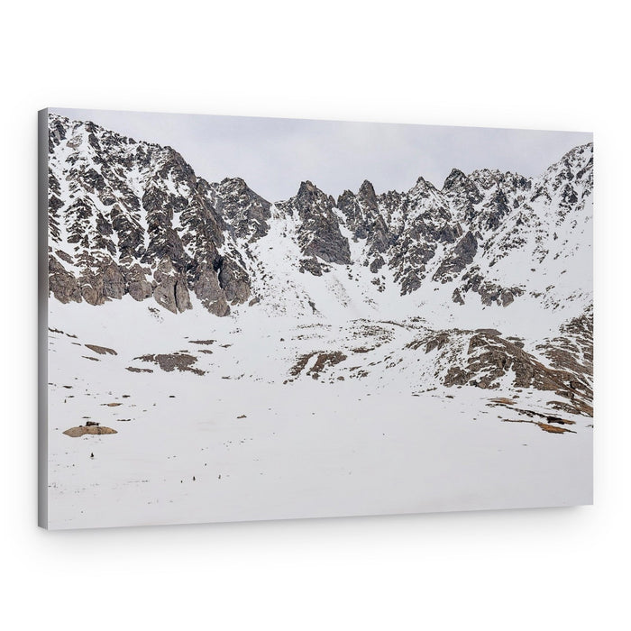 Majestic Winter Peaks – Canvas Print