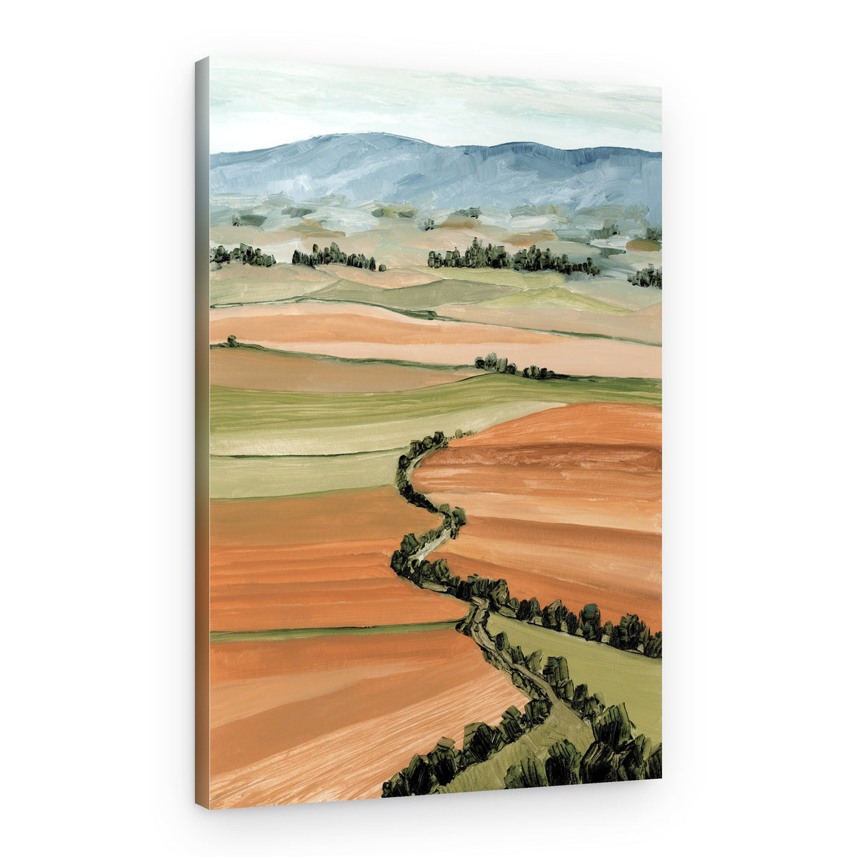 Winding Countryside Path – Canvas Print