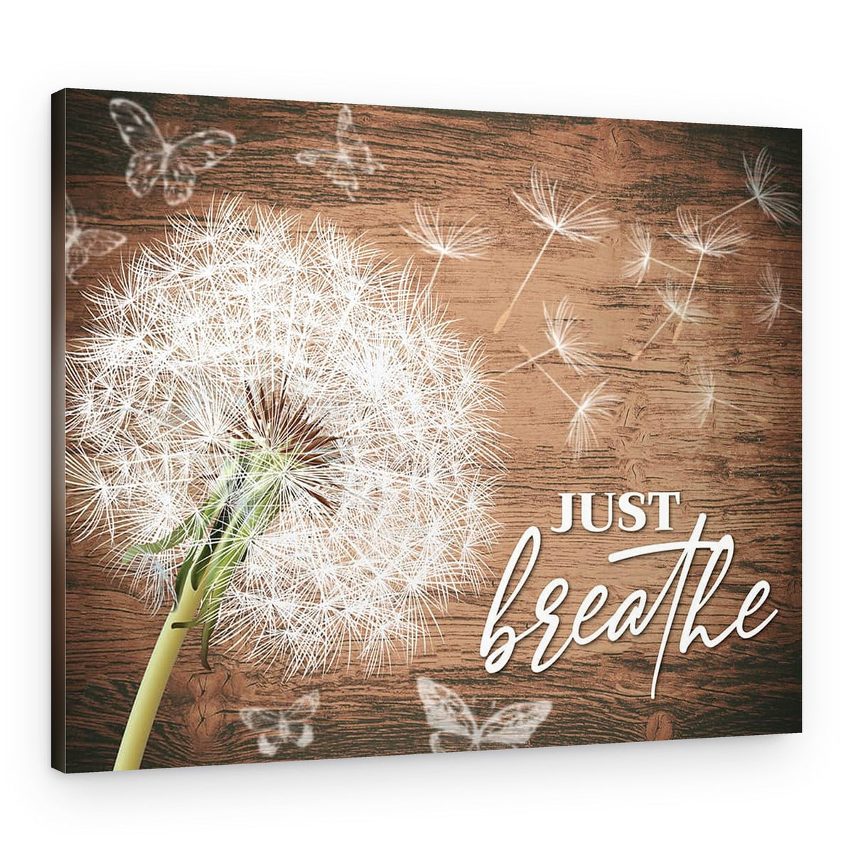 Just Breathe Canvas Wall Art – Canvas Print – Design A