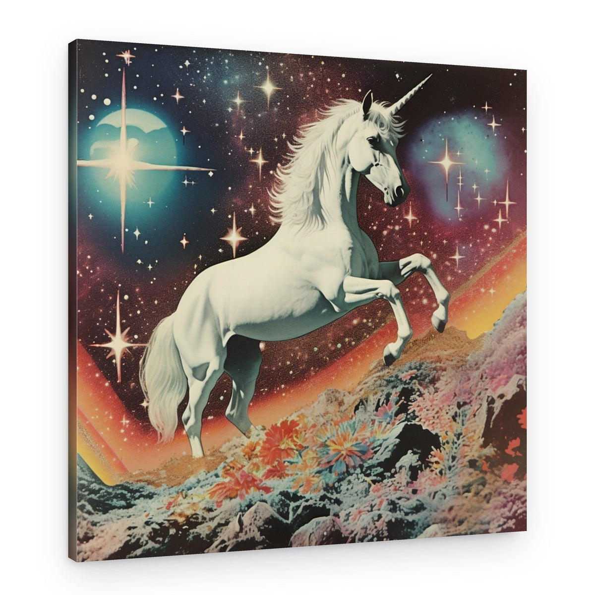 Cosmic Unicorn Dream – Canvas Print