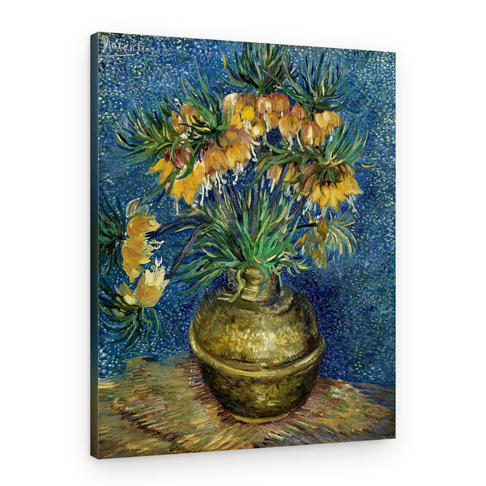 Vincent Van Gogh's Imperial Fritillaries In a Copper Vase (1887) – Canvas Print