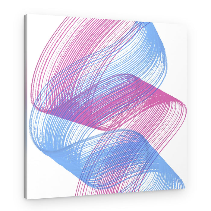 Flowing Abstract Lines – Canvas Print