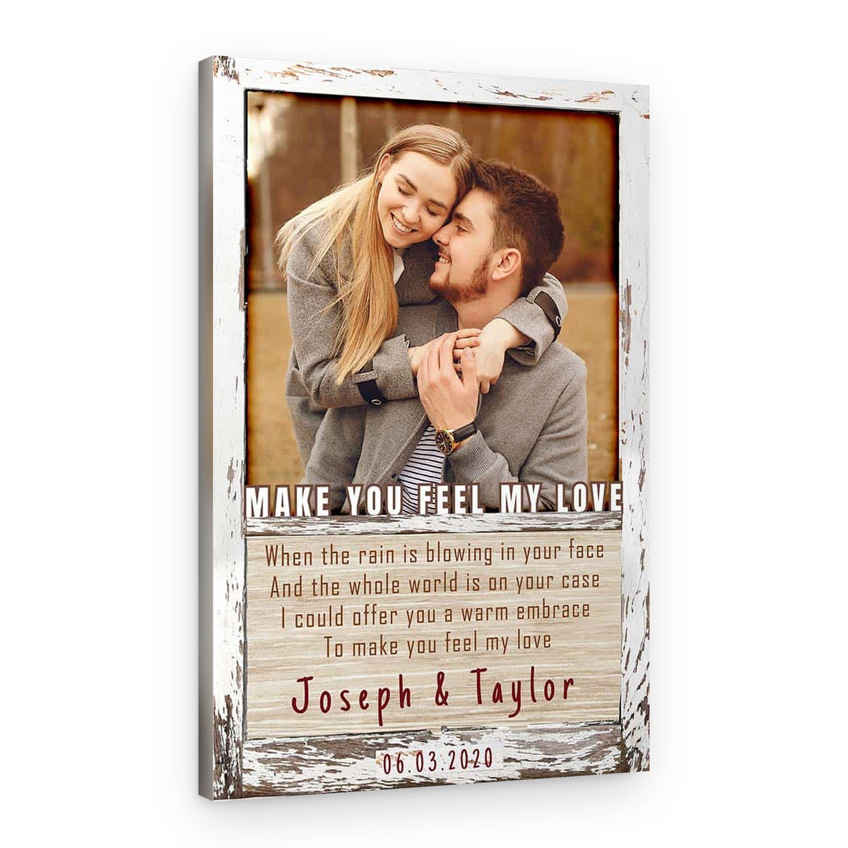 Make You Feel My Love Canvas Print – Canvas Print – Design B