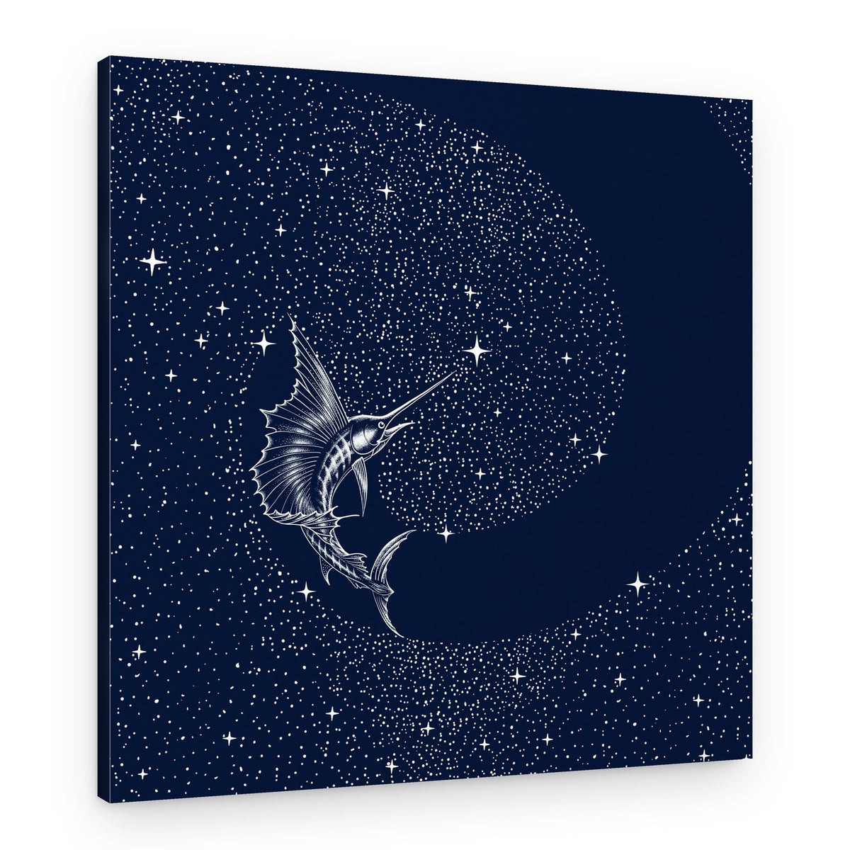 Celestial Sailfish – Canvas Print