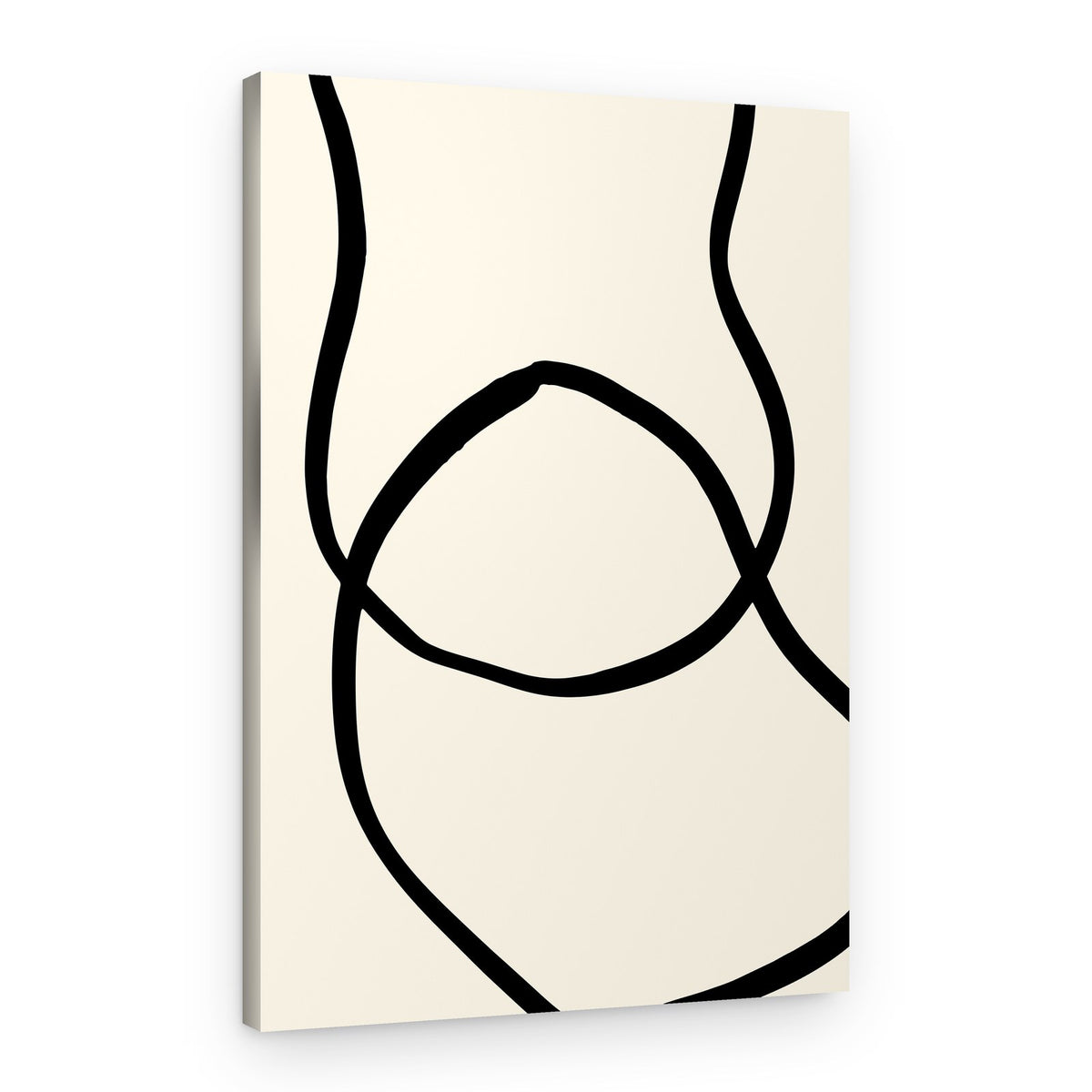 Elegant Line Art – Canvas Print
