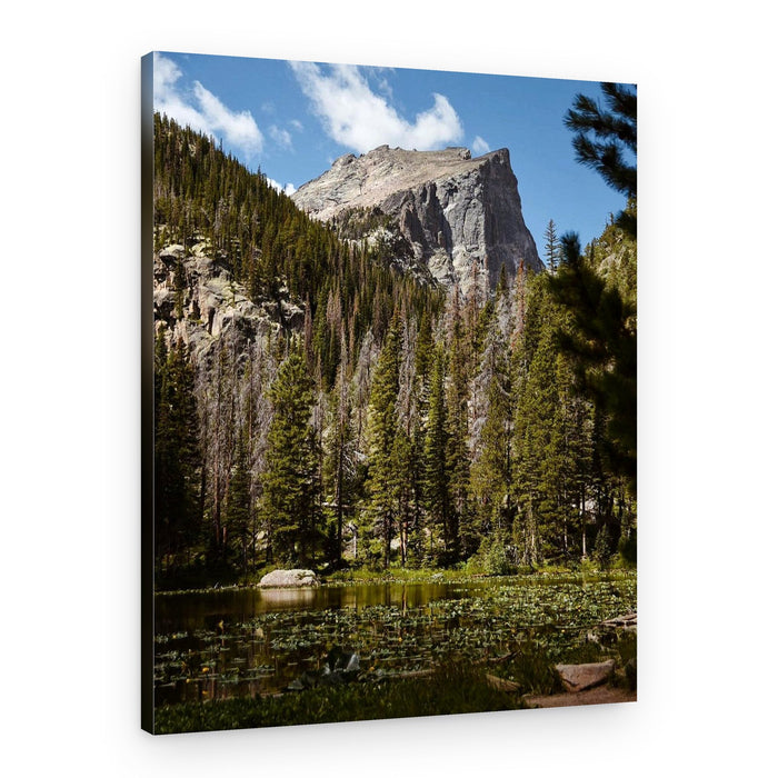Majestic Mountain Lake – Canvas Print