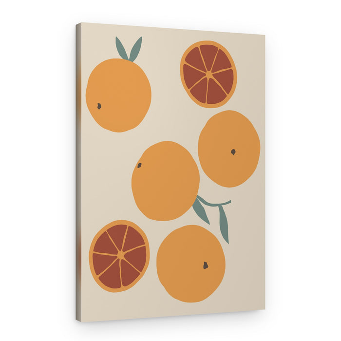 Sunny Citrus Medley – Canvas Print
