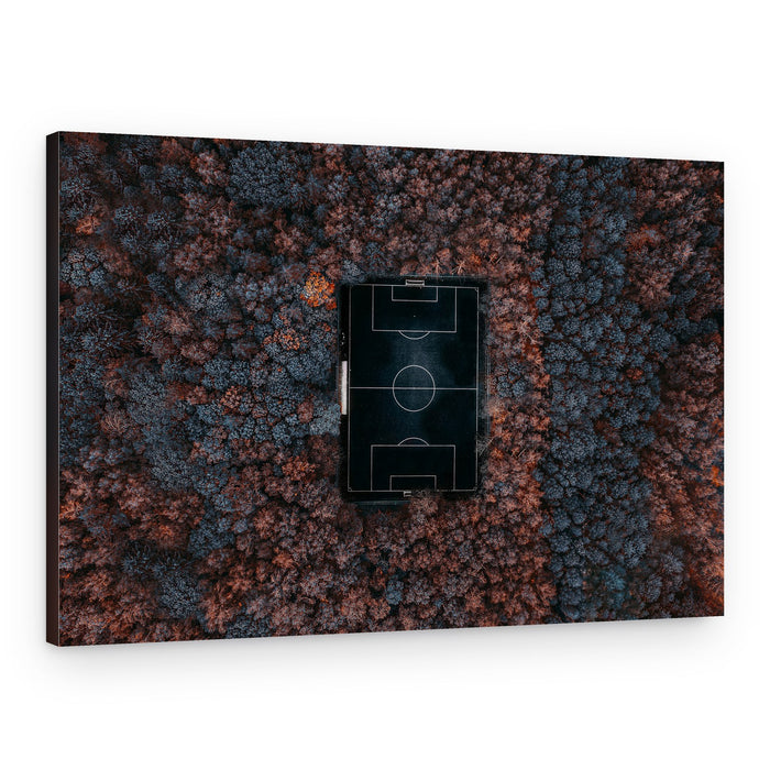 Hidden Forest Soccer Field – Canvas Print