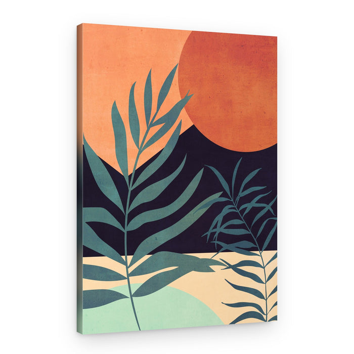 Desert Palm Sunset – Canvas Print