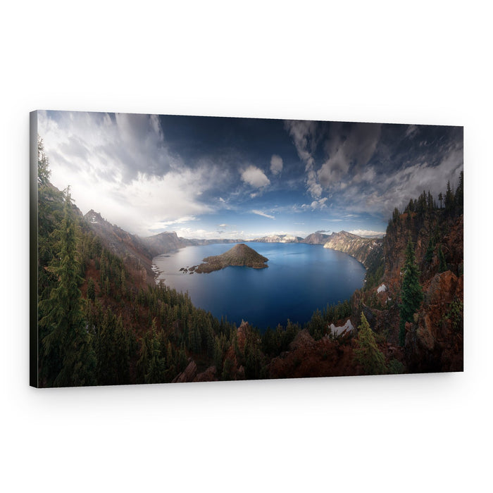 Crater Lake Panorama – Canvas Print