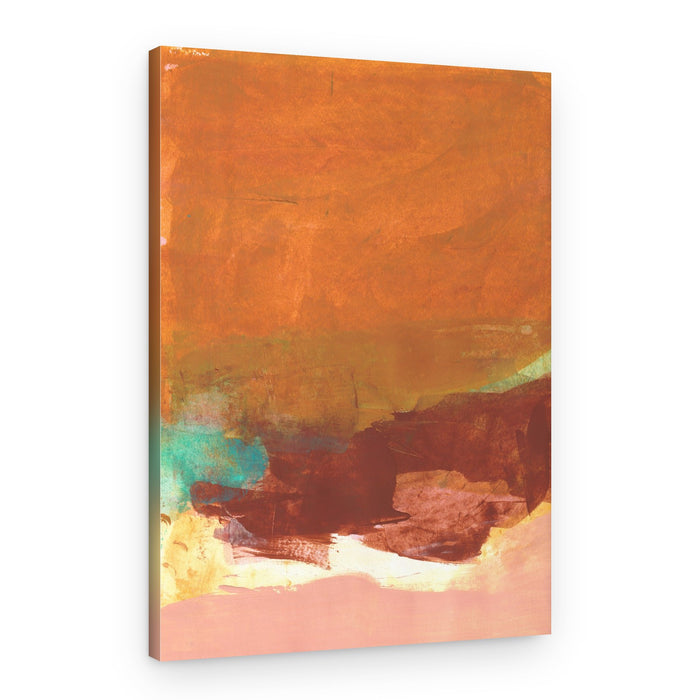 Earthy Abstract Landscape – Canvas Print