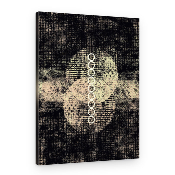 Distressed Circles Alignment – Canvas Print