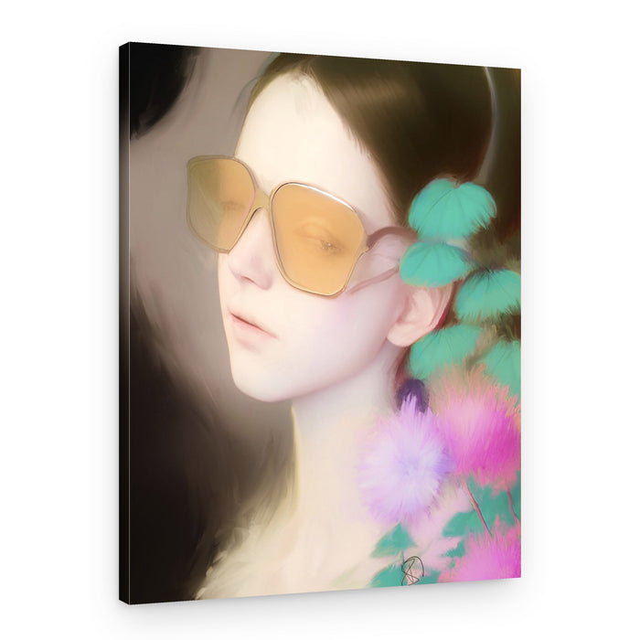 Serene Fashion Floral Dream – Canvas Print
