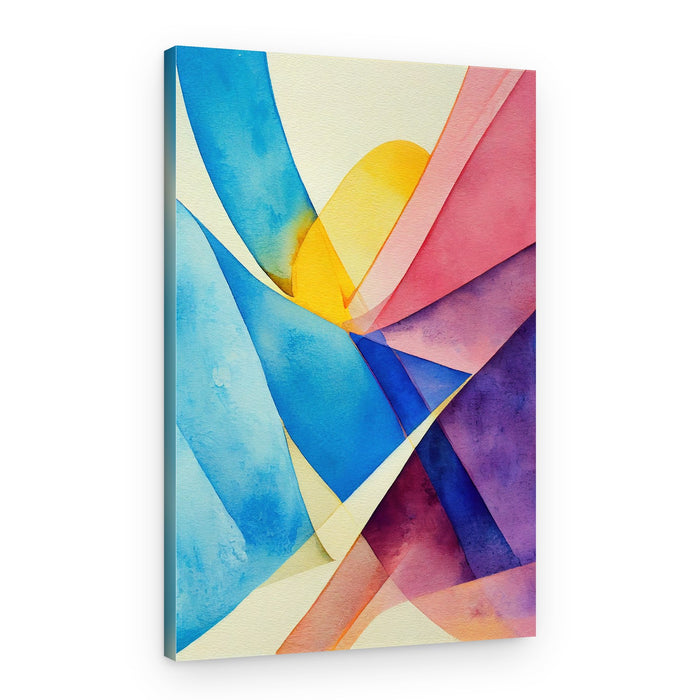 Vibrant Watercolor Flow – Canvas Print