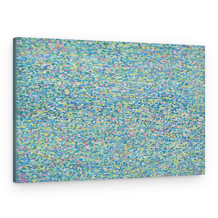 Vibrant Dotted Field – Canvas Print