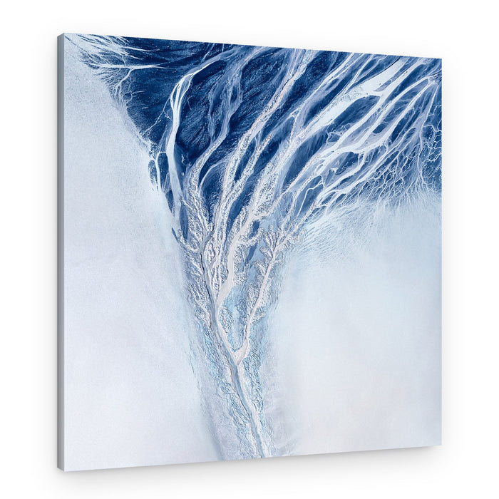 Blue Glacial River – Canvas Print