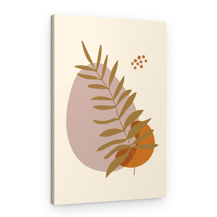 Soft Abstract Palm – Canvas Print