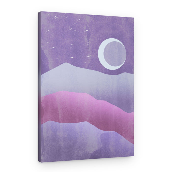 Purple Mountain Moon – Canvas Print