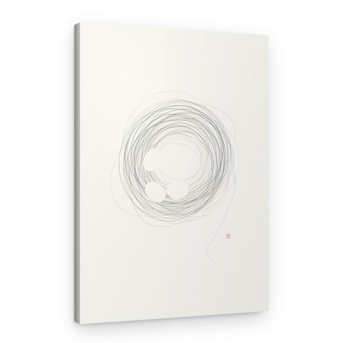 Abstract Nest Circles – Canvas Print