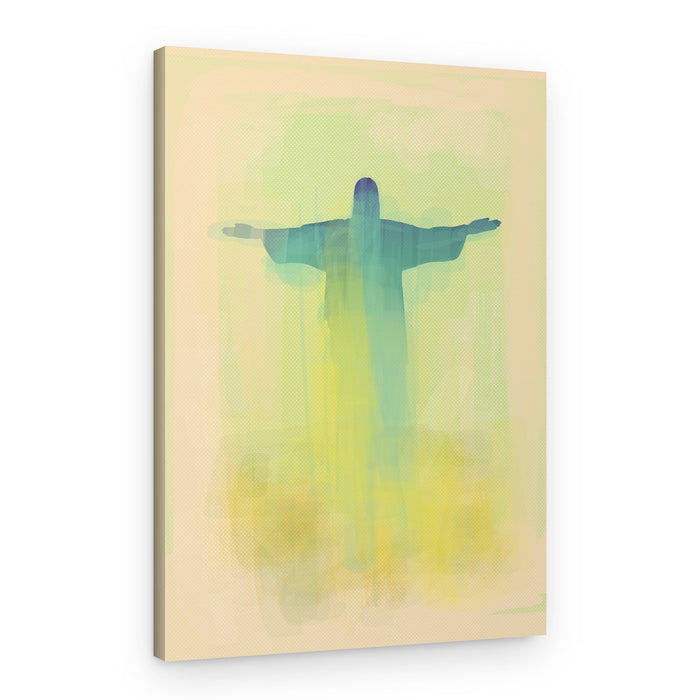 Christ Redeemer Abstract – Canvas Print
